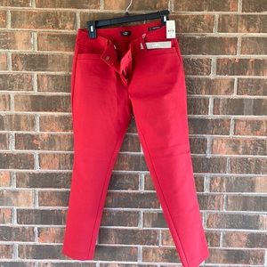 Loft Petites Red Mariasa Pant